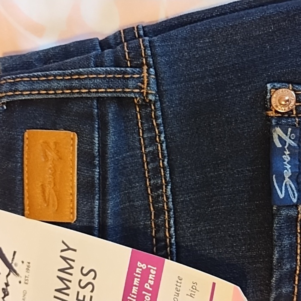 Seven7 Tummyless High Rise Skinny jeans - 6 - Picture 3 of 6